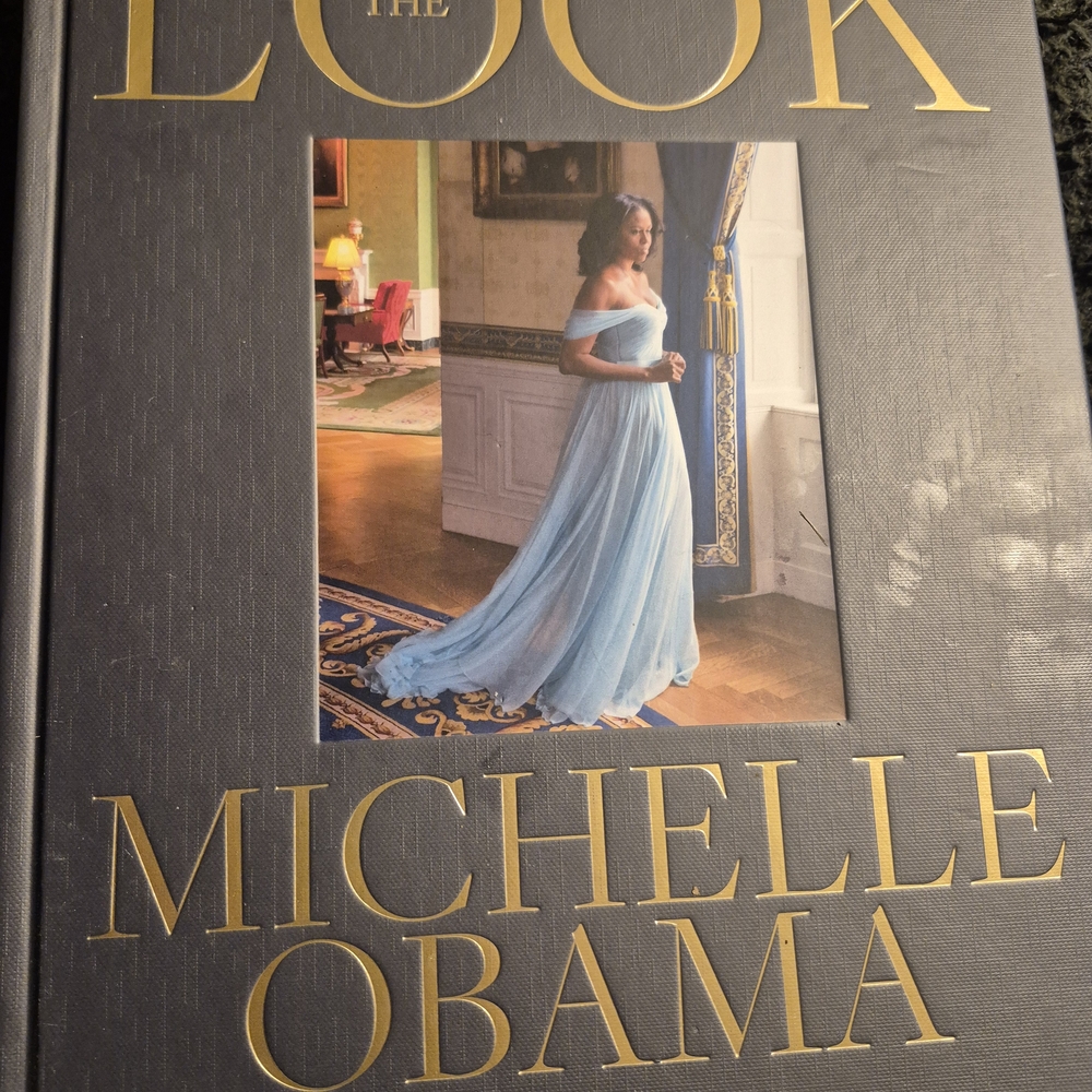 Michelle Obama Photography Book - Gray and Gold Cover